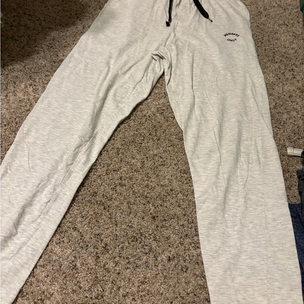 Members Only Light Gray Pants
